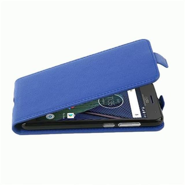 Motorola MOTO G5 PLUS Deksel Cover Etui (blå)