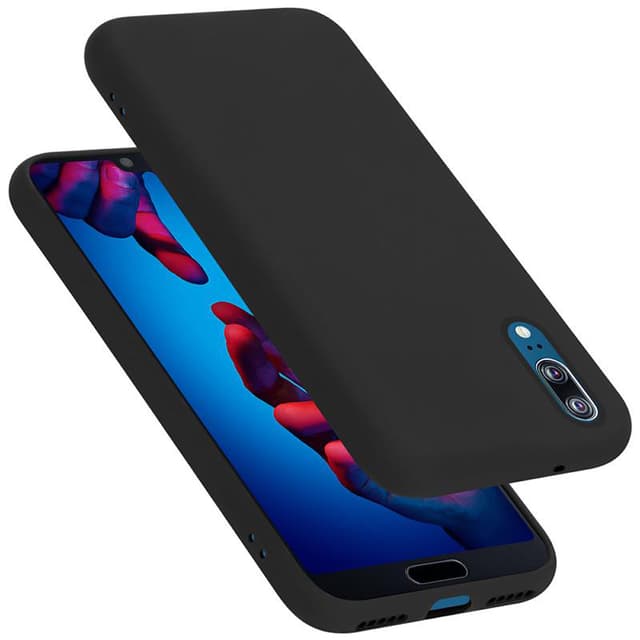 Huawei P20 Skal Fodral Case (Svart)