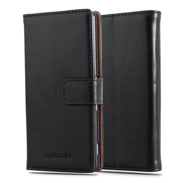 Sony Xperia Z3 PLUS / Z4 lommebokdeksel etui (svart)