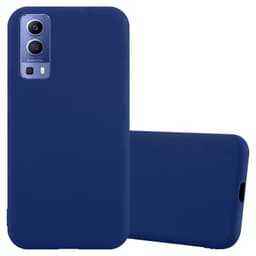 Deksel Vivo Y52 5G / Y72 5G Silikon cover (blå)