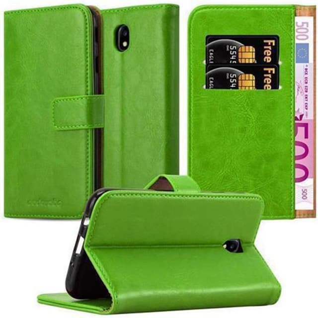 Samsung Galaxy J7 2017 lommebokdeksel etui (grønn)