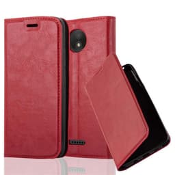 Motorola MOTO C PLUS Skal Fodral Case (Röd)