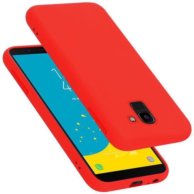 Samsung Galaxy J6 2018 Suojakuori Kotelo (Punainen)