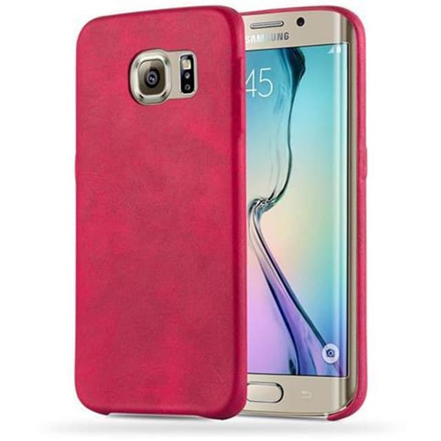 Samsung Galaxy S6 EDGE Suojakuori Kotelo (Punainen)