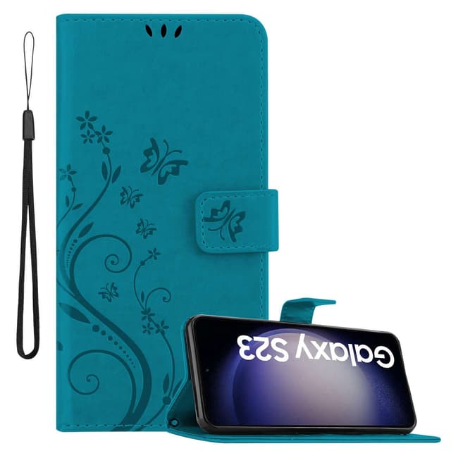 Samsung Galaxy S23 Pungetui Cover Case (Blå)