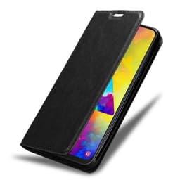 Samsung Galaxy M20 lommebokdeksel case (svart)