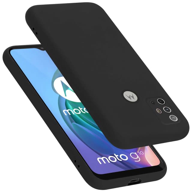 Motorola MOTO G10 / G30 Suojakuori Kotelo (Musta)