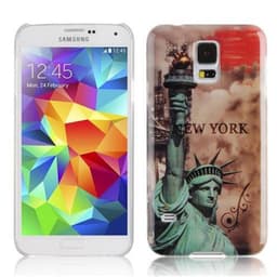 Samsung Galaxy S5 / S5 NEO Suojakuori Cover (Ruskea)