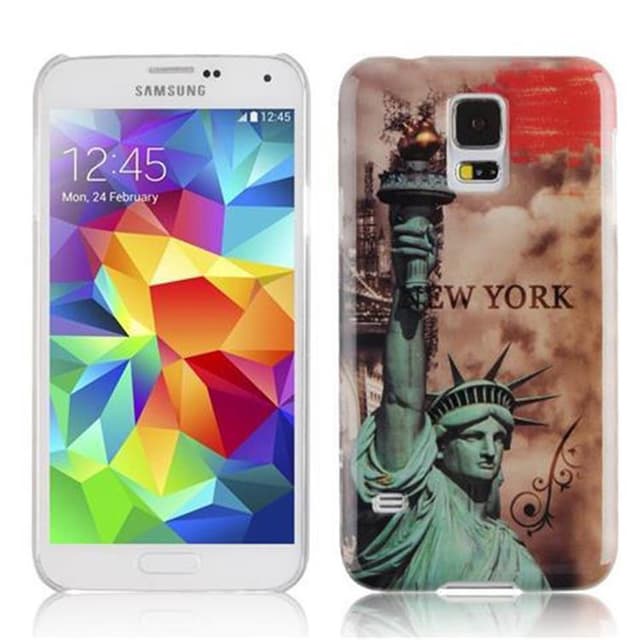 Samsung Galaxy S5 / S5 NEO Suojakuori Cover (Ruskea)