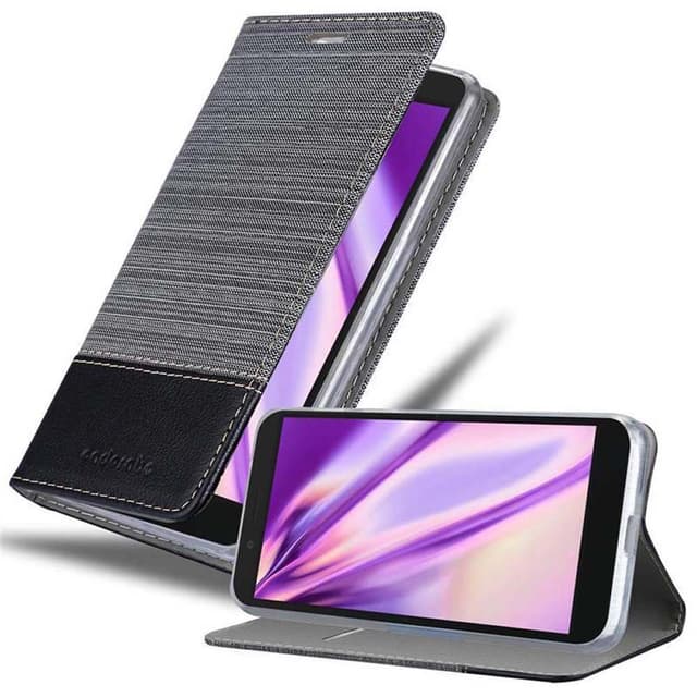 Alcatel 1C 2019 Plånboksfodral Skal (Grå)