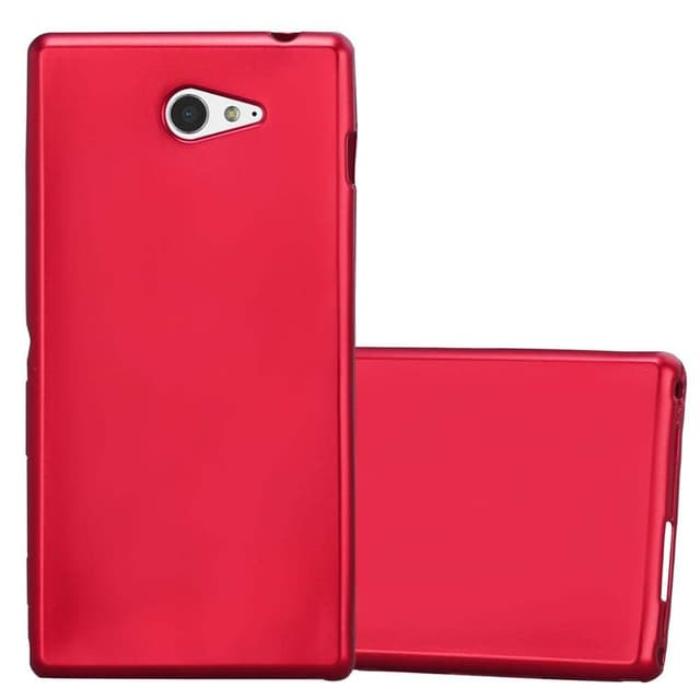 Deksel Sony Xperia M2 / M2 AQUA Case Cover (rød)