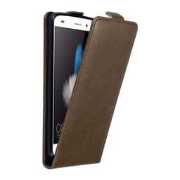 Huawei P8 LITE 2015 Flipfodral Skal (Brun)