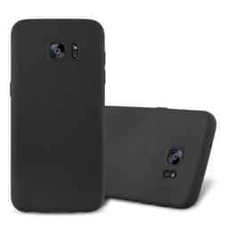 Skal Samsung Galaxy S7 EDGE Fodral Case (Svart)
