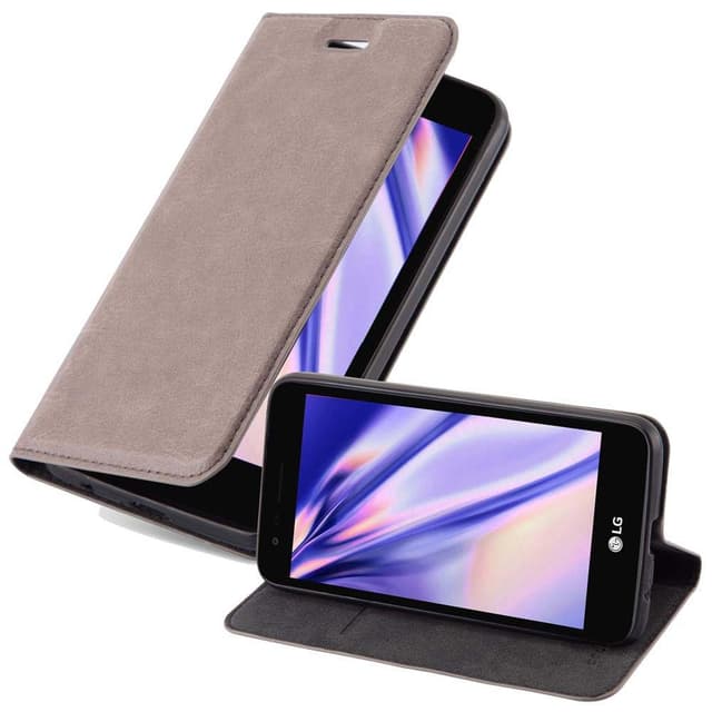 LG K4 2017 lommebokdeksel case (brun)