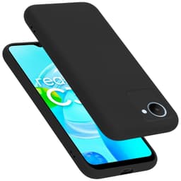 Realme C30 / Narzo 50i PRIME Skal Fodral Case (Svart)