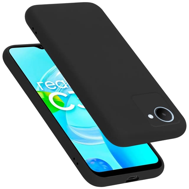 Realme C30 / Narzo 50i PRIME Skal Fodral Case (Svart)