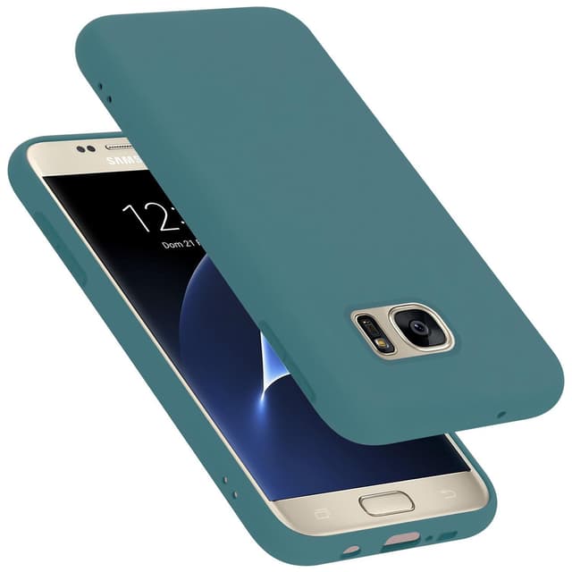 Samsung Galaxy S7 Skal Fodral Case (Grön)