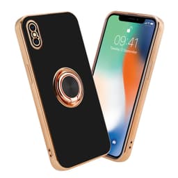 iPhone XS MAX Suojakuori Suojakotelo (Musta)