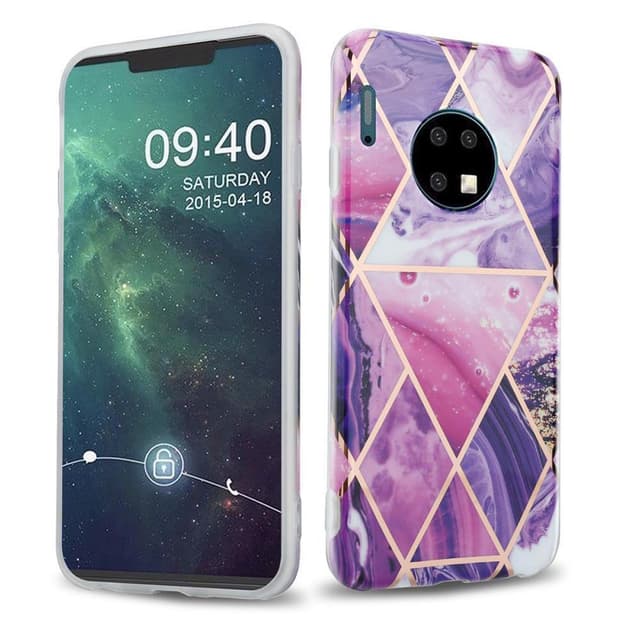 Huawei MATE 30 lommebokdeksel etui (lilla)