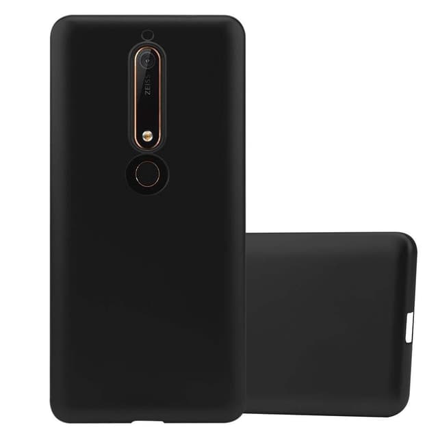 Nokia 6.1 Suojakuori Kotelo (Musta)