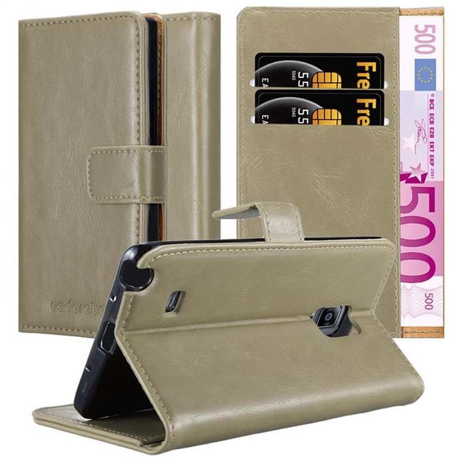 Cover Samsung Galaxy NOTE EDGE Etui Case (Brun)