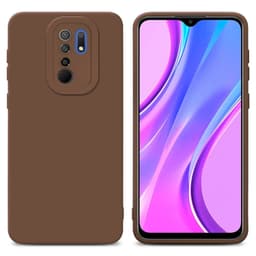 Xiaomi RedMi 9 Skal Fodral Case (Brun)