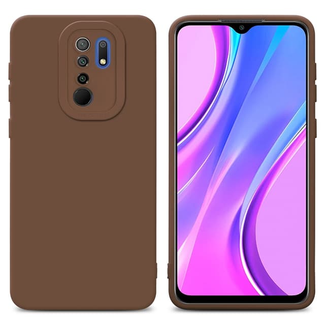Xiaomi RedMi 9 Skal Fodral Case (Brun)