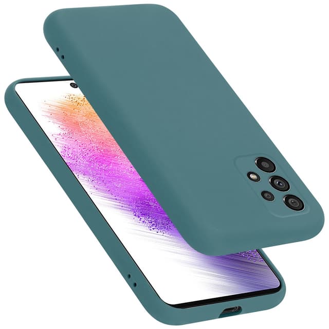 Samsung Galaxy A73 5G Skal Fodral Case Cover (Grön)