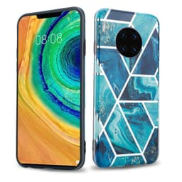 Huawei MATE 30 PRO Pungetui Cover Case (Blå)