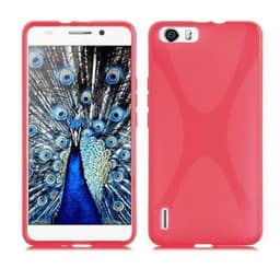 Honor 6 PLUS Skal Fodral Case (Röd)