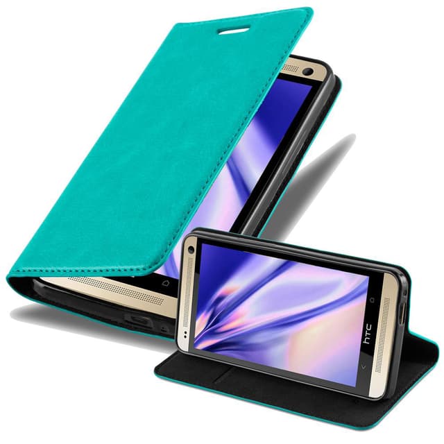 HTC ONE M7 Cover Etui Case (Turkis)