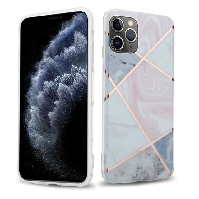 iPhone 11 PRO MAX Plånboksfodral Skal (Rosa)