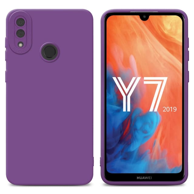 Huawei Y7 2019 / Y7 PRIME 2019 Cover Etui Case (Lilla)