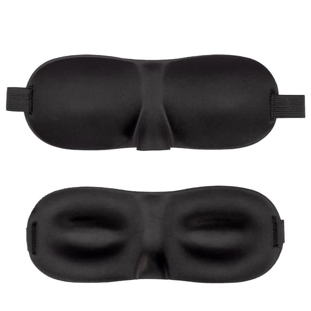 Øyemaske ergonomisk unisex-søvnmaske (svart)