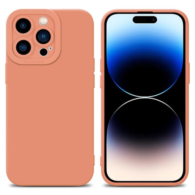 iPhone 14 PRO MAX Suojakuori Kotelo (Oranssi)