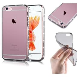 iPhone 6 / 6S Deksel Glitter Case (svart)