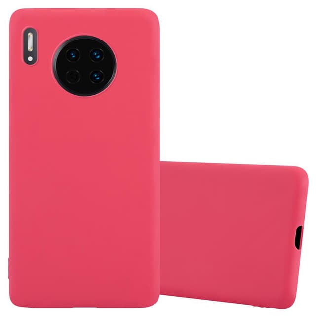 Deksel Huawei MATE 30 Silikon cover (rød)