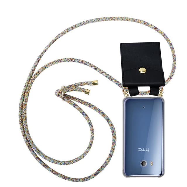 HTC OCEAN / U11 Deksel med Halskjede (gul)
