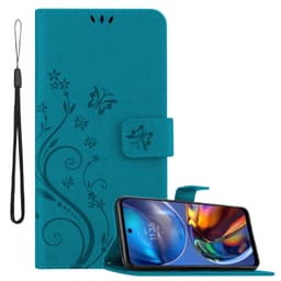 Motorola MOTO E32 4G / E32S lommebokdeksel Blomster