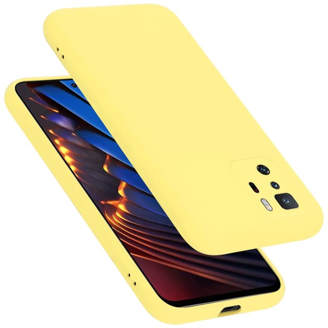 Xiaomi POCO X3 GT silikondeksel case (gul)