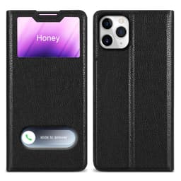 iPhone 11 PRO MAX Plånboksfodral Skal (Svart)