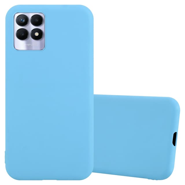 Cover Realme 8i / Narzo 50 4G Etui Case (Blå)