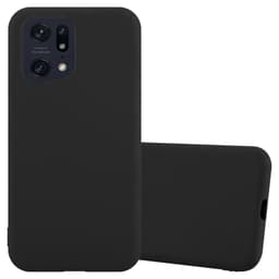 Oppo FIND X5 PRO Suojakuori Kotelo Case Cover (Musta)