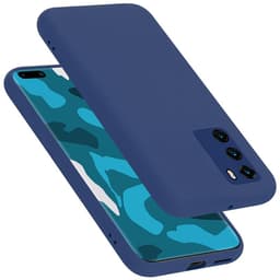 Huawei P40 Cover Etui Case (Blå)