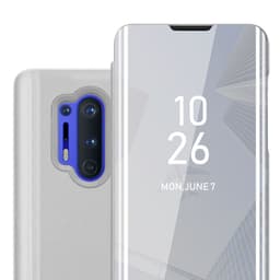 Suojakuori OnePlus 8 PRO Lompakkokotelo (Hopea)