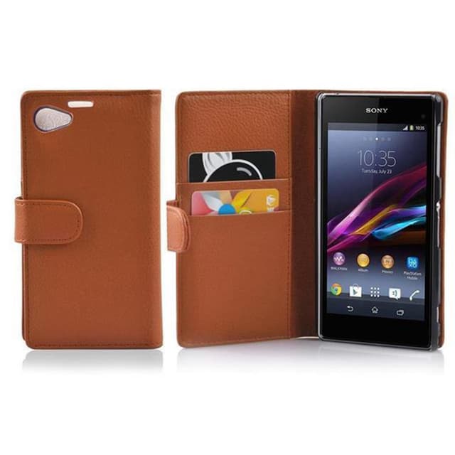 Pungetui Sony Xperia Z1 COMPACT Cover Case (Brun)