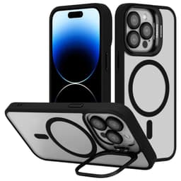 iPhone 14 PRO Cover Etui kompatibel MagSafe (Sort)