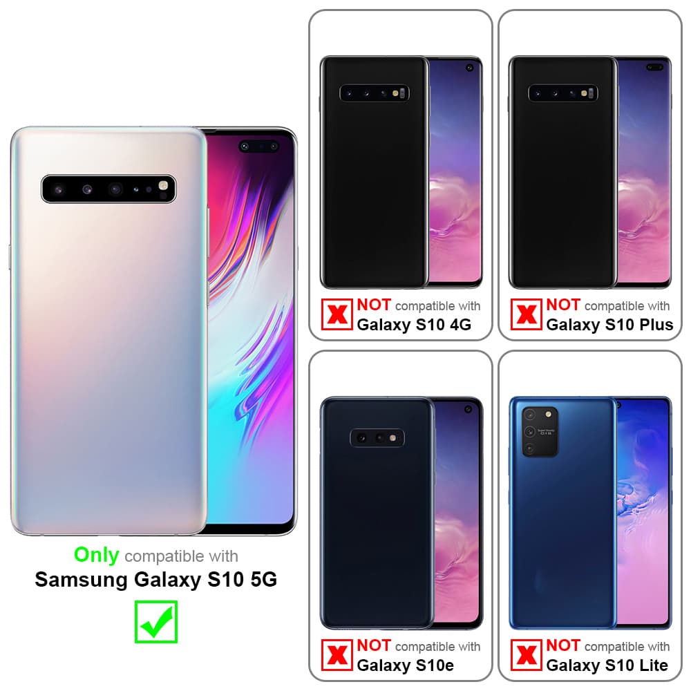 Samsung Galaxy S10 5G silikondeksel cover (svart) - Elkjøp