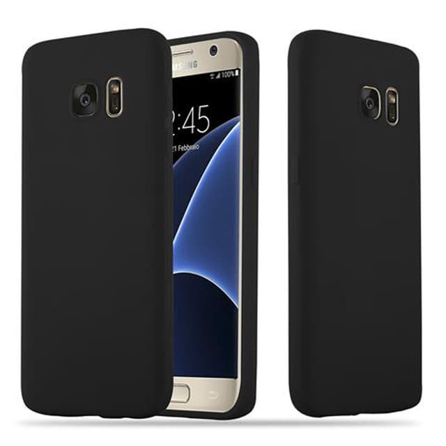 Deksel Samsung Galaxy S7 Silikon cover (svart)