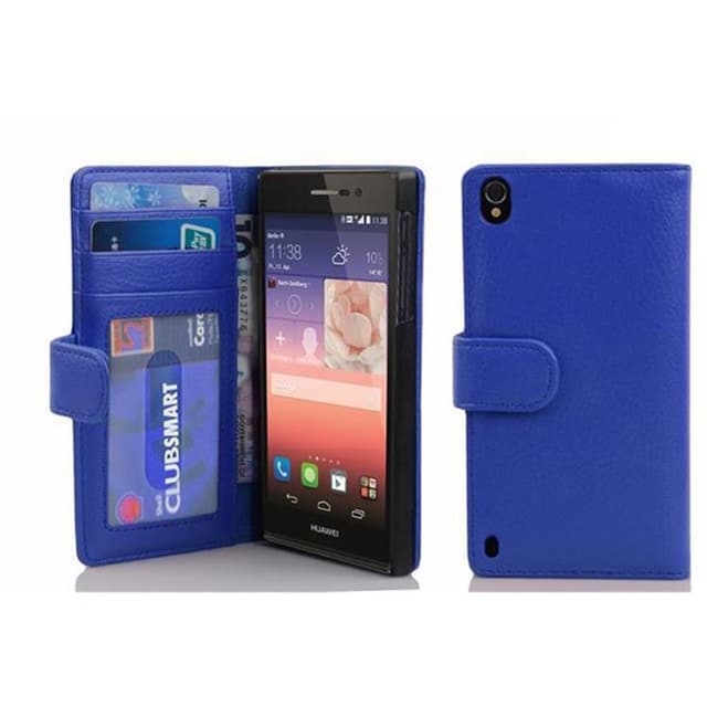 Huawei ASCEND P7 Pungetui Cover (Blå)